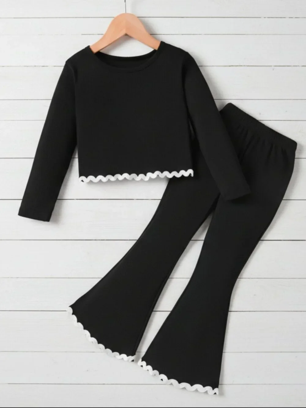 Black & White Boutique Outfit, girls, ack to School